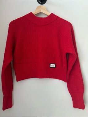 Diesel Original Easy Dress Red Cropped Sweater